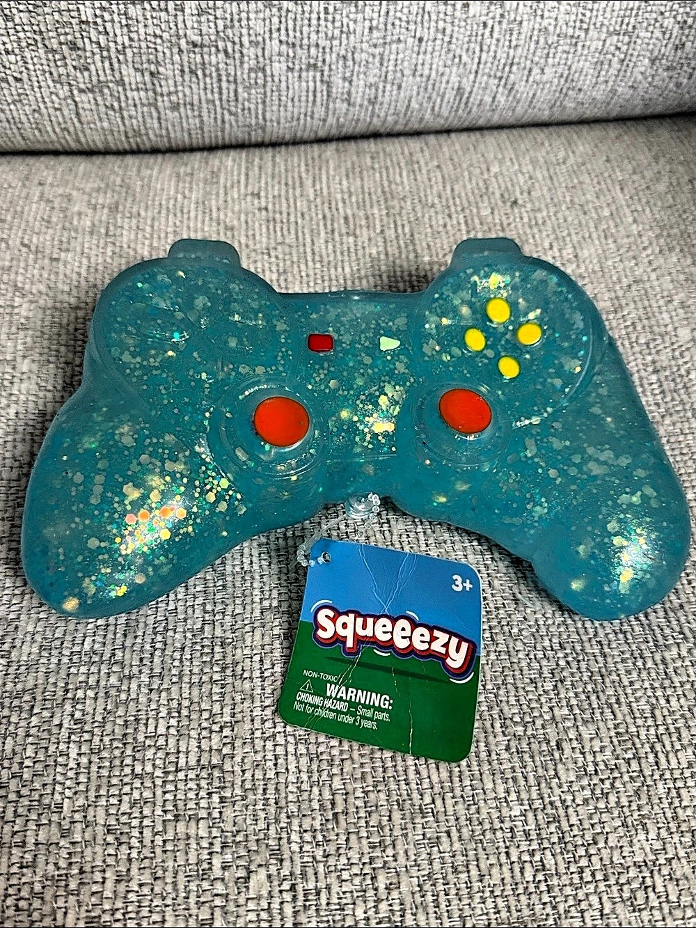 Squeezy / Squishy  Game Controller Blue - NWT